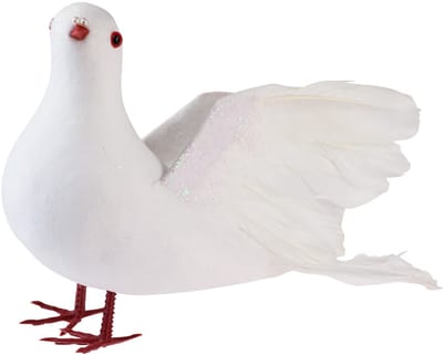 Bruiloftsdecoratie decoratie duif witte bruiloftsduiven decoratie 17×2