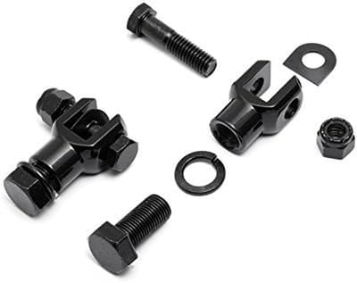 Voetsteun houder - Motor accessoire - Custom motor stijl - Gelegeerd staal - 10 x 5 x 10 cm - Zwart