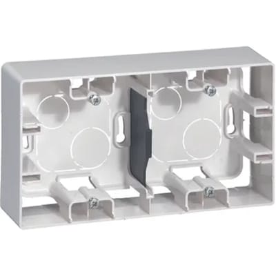 Legrand Opbouwkader 2 Modules Niloé Wit