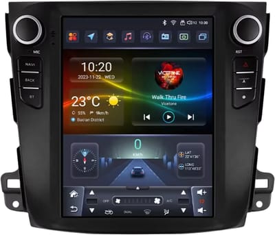 Autoradio met bluetooth - Carplay - Voor Mitsubishi Outlander XI 2 (2008-2011) - Geschikt voor Apple en Android - Stereo - Navigatie - Navigatiesysteem auto - 4GB 32GB
