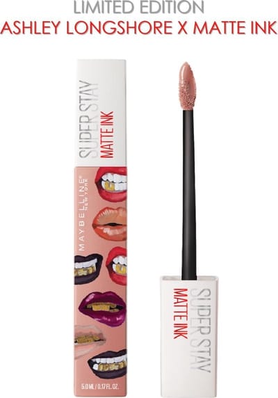 Maybelline Superstay Langhoudende Lippenstift - Matte Ink x Ashley Longshore - 05 Loyalist - Roze - Limited Edition