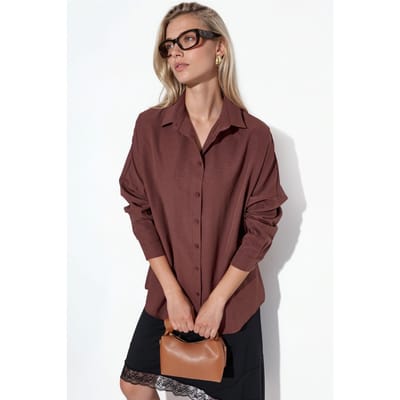 Oversized Lange Mouwen Poplin Shirt