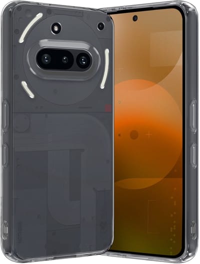 Hoes - Geschikt voor Nothing Phone (3a) - Sterk & Shockproof - Hoesje Cover - Siliconen Case - Transparant