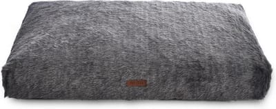 Topmast Hondenkussen Dierenkussen - Langhaar Pluche - zachte vulling - 91 x 69 cm - Grijs