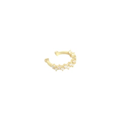 Earcuff Lola | Oorbellen | Goudkleurig | Cadeau voor haar | Moederdag | Kerst | Verjaardag Cadeau Valentijnsdag