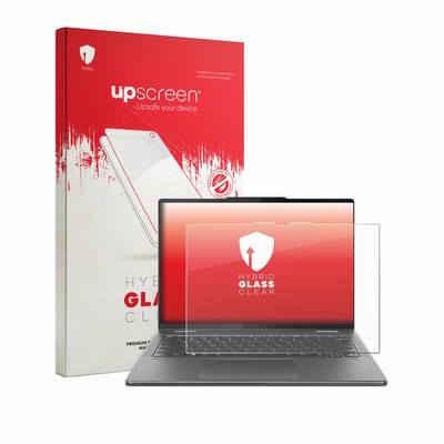 upscreen - Screenprotector voor Lenovo Yoga 7i 2-in-1 Gen 9 14" - Folie Beschermfolie Beschermglas transparant