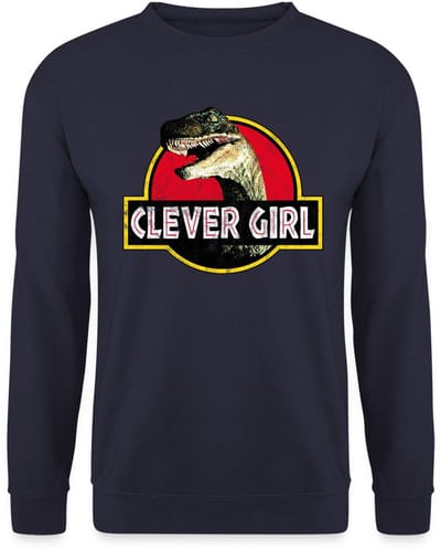 Jurassic World Raptor Clever Girl Sweater Heren