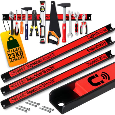 Deuba Magnetische Gereedschaphouder - 3 Stuks 60 cm tot 23 Kg