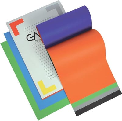 Gallery gekleurd tekenpapier Multicolor formaat 245 x 345 cm 120 g/m² blok van 20 vel