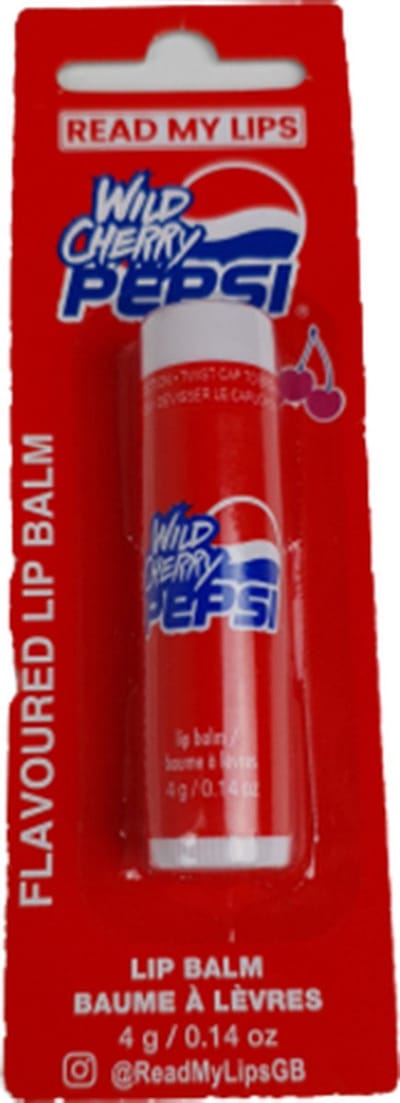 Pepsi Wild Cherry frisdrank lipbalsem lipstick - Rood / Multicolor - Kunststof - 4 g - Lipstick - Make-up - Cadeau - Gezichtsverzorging - Lippenbalsem
