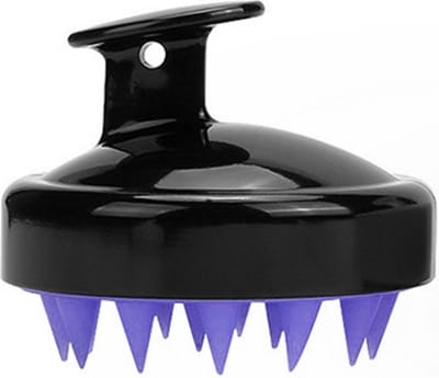 Waledano® Shampoo Borstel - Siliconen Haarborstel - Scrub - Haarverzorging - Scalp Massager - Anti Roos - Massage Borstel - Paars