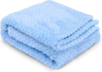 Nobleza Deken voor honden en katten - 100x80 cm - Pluche deken - Puppydeken - Kittendeken - Blauw