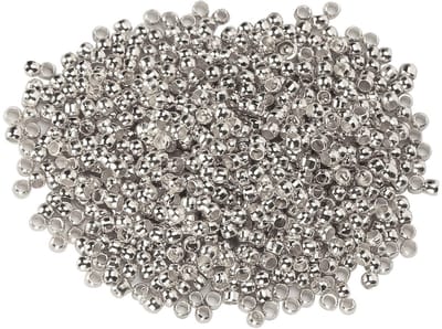 Accessoires Ronde Krimpkralen Zilverkleurig 2 mm, 500 Stuks, voor DIY Sieraden Maken, Ketting, Armband en Oorbellen, Creatieve Hobby
