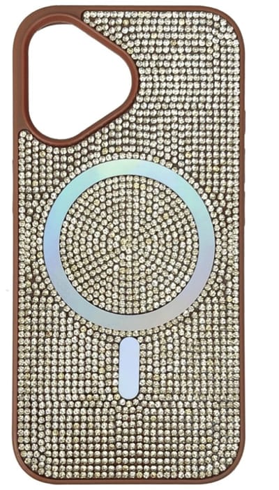 Casemania - Backcover - iPhone 17 - Glitter - Magsafe - Goud
