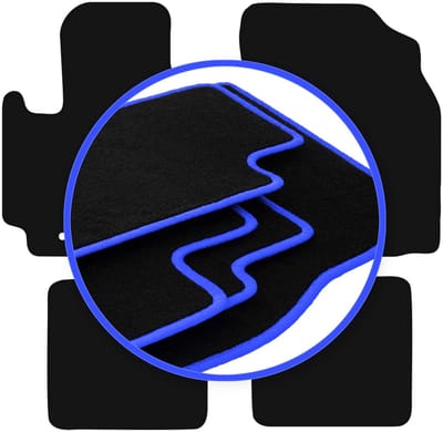 CARLUX-BLUE automatten voor: Toyota RAV4 II 2WD 3-deurs (2001-2005)