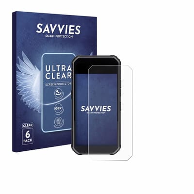 Savvies - Screenprotector voor SkyCaddie Pro 5X - Folie Beschermfolie transparant 6 Stuks