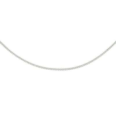 YO&NO - Ketting - Zilver - Gourmet - 1,6mm - 41 + 4cm - Sieraden Vrouw - Juwelen - Gerhodineerd - Zilver 925