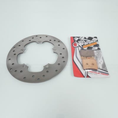 schijfset achterrem één voor aprilia 400 scarabeo lichte scooter 2006 tot 2008