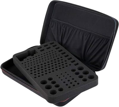 Batterij Opbergdoos - Batterij Organizer - Batterijen Opbergen - Grote Capaciteit - 40 cm - Zwart