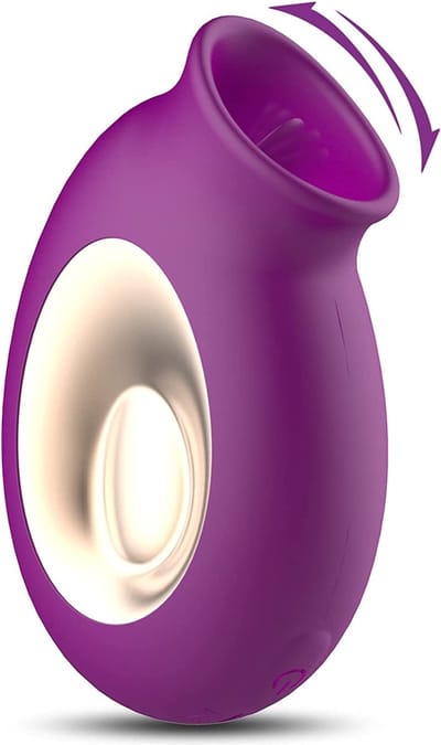 Zuigende Vibrator Roos Met likfunctie en meerdere standen