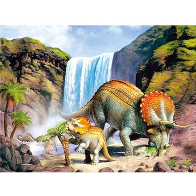 Diamantborduurwerk Dier Neushoorn DIY Diamantschilderij Volledig Diamant Waterval Huisdecoratie cadeau 20X30CM