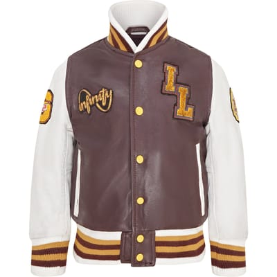 Letterman leren Varsity College bomberjack voor kinderen