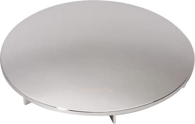 Afvoergarnituur Koepel - Afvoer Accessoire - Badkamer Afvoer - Verchroomd ABS - Ø 120 mm - Wit