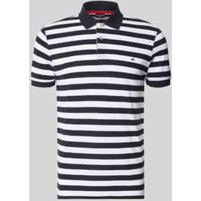 modern fit poloshirt met logo-stitching
