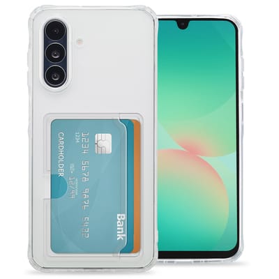 imoshion Softcase Backcover met pasjeshouder voor de Samsung Galaxy A26 - Transparant