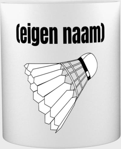 Akyol - badminton shuttle met eigen naam koffiemok - theemok - Badminton - badmintonner - sport - verjaardag cadeau - kado - geschenk - 350 ML inhoud