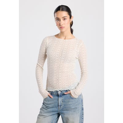 America Today Lillo Beige Maat: S | Tops Outlet | Dames | Beige