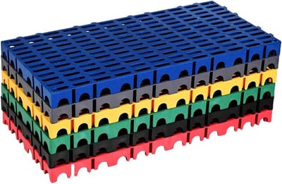 Modulaire Drainagevloermat - In Elkaar Grijpende Tegels - Veilig Werken - Hoge Draagkracht - 80x40x5cm - Meerdere Kleuren