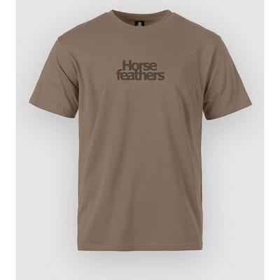 Horsefeathers strikte tshirt (fossiel) - S