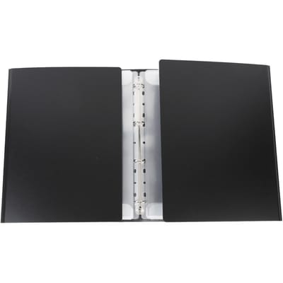 Bladmuziekmap A4-formaat Piano Partituur Binder Uitneembaar 4 Pagina's Uitvouwbaar Papier Opbergmap black