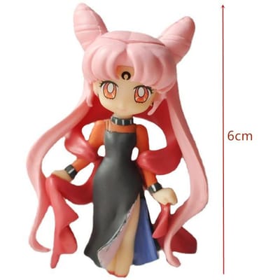 17cm Cartoon schattig meisje Sailor Moon Anime Figuur PVC Actie Anime Figuur Model Kawaii Poppetje Desktop Ornamenten