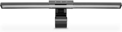 REN® Monitor lamp - Monitor - Bureaulamp met klem - Zwart - 9cm x 45cm x 3cm