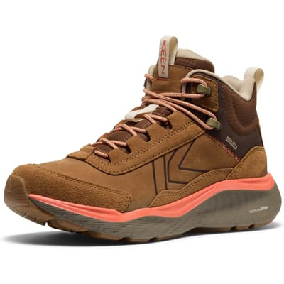 Keen Leiki Leather Mid Wp Chipmunk/bison Maat: 35.5 | Laarzen Outlet | Dames | Bruin