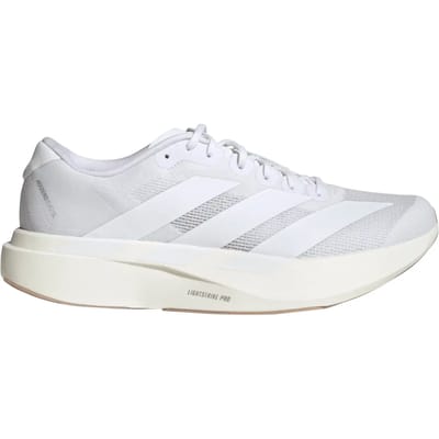 Adidas Adizero EVO SL Sneakers Heren - Wit - Maat 44 2/3 - Mesh/Synthetisch