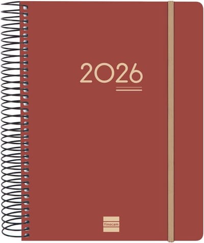 Agenda 16 maanden van september 2025 tot december 2026 met 1 dag per pagina
