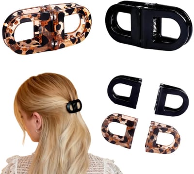 Magnetische Haarclip, 2 Stuks Magnetische Haarclips voor Vrouwen, Sterke Grip, Naadloos Ontwerp, 2-in-1 Haarclips voor Eenvoudige Dagelijkse Kapsels voor Alle Haartypes