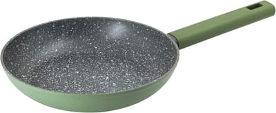 Koekenpan - Koekenpan met anti-aanbaklaag - Vetarm Koken - Steenlook Coating - 18 cm - Groen