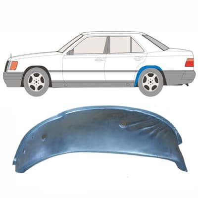 Reparatiepaneel achterste wielkast voor Mercedes E-Class W124 1984-1996 / Links