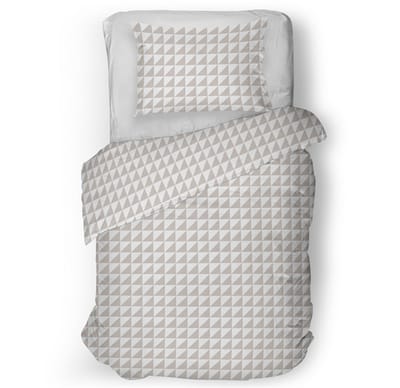 Snoozing Irina Dekbedovertrek - Eenpersoons - 140x200/220 cm - Beige