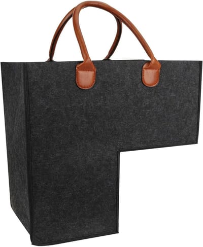 Vilten Trap Manden - Opvouwbare Organizer - Trap Opruimen - Innovatieve L-vorm - 16.5 x 10.2 x 15.7 inch