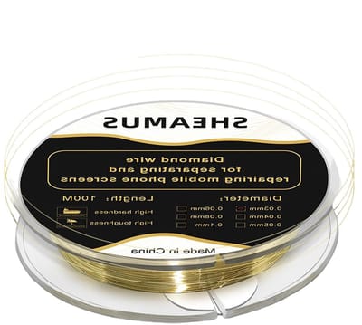 Snijdraad voor scherm - Scheidingskabel LCD - Precisie Reparatie - Dunne Draad - 100 meter - Metaal