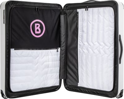 Bogner Piz Deluxe C75 Trolleycase 4W White Wit 77cm