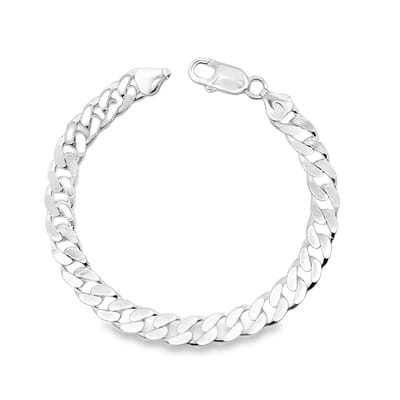 Juwelier Zwartevalk zilveren gourmet schakel armband - 23.344-7.4/20cm