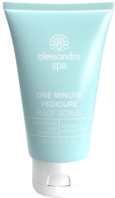 Alessandro Voetverzorging Spa één minuut pedicure voetenscrub Voetscrub Unisex 75 ml