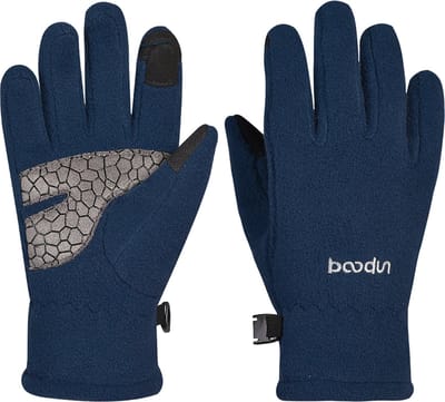 Opruiming!-Handschoenen met Touchscreen / 2-4Jaar Jongens/Meisjes/Kinderen/Polyester polar fleece/Maat S - Blauw
