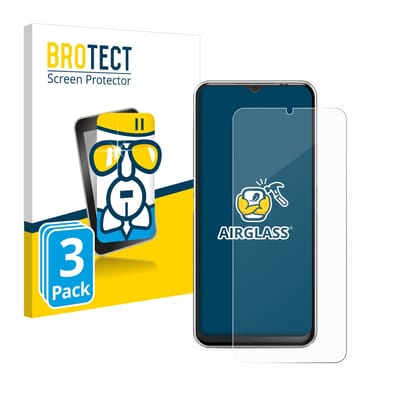 Screenprotector 3 Stuks voor Emporia Smart 6 Beschermglas transparant